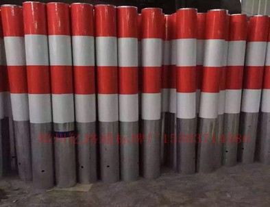 橡膠警示柱、道口樁、路口警示柱、電力警示柱、鋼管警示柱